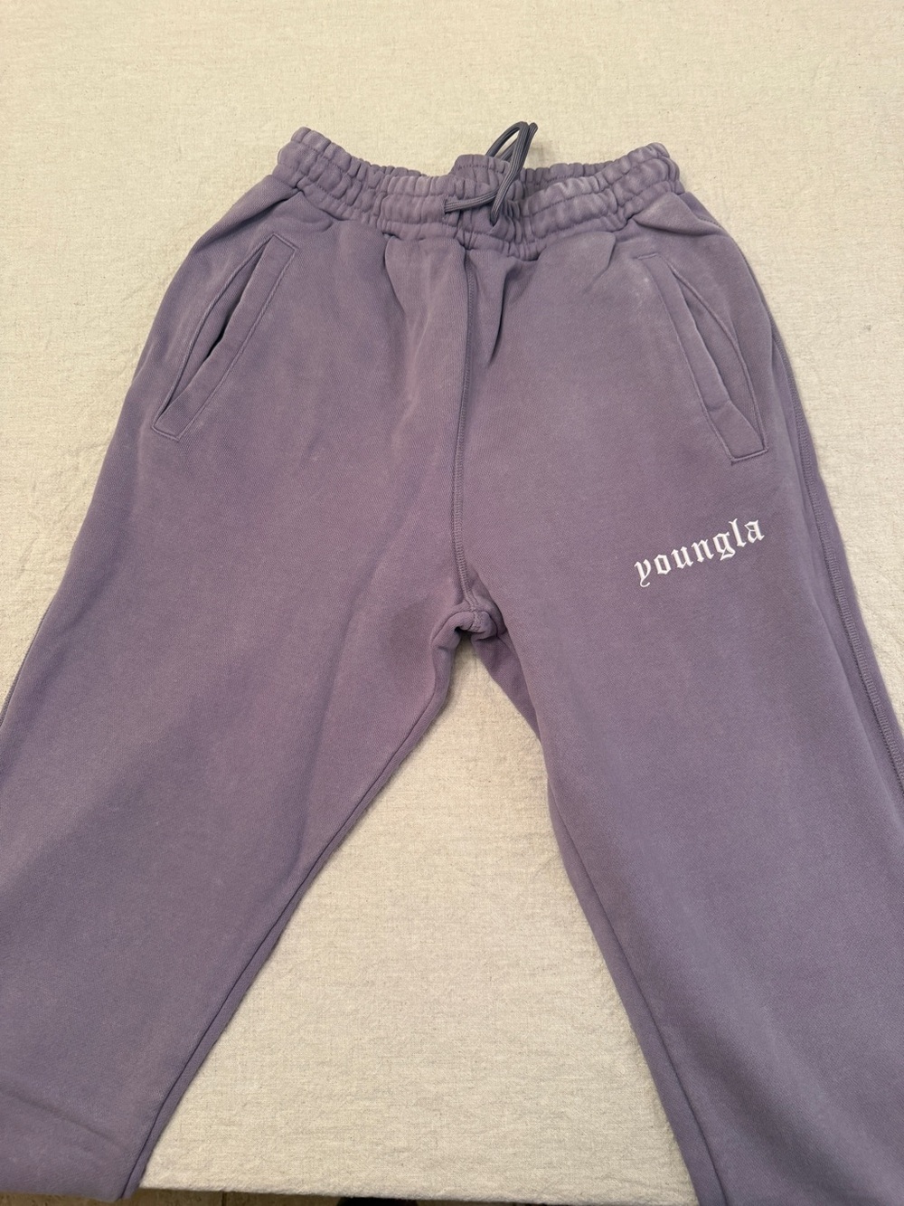 YoungLA Kids Lavender Joggers with Drawstring